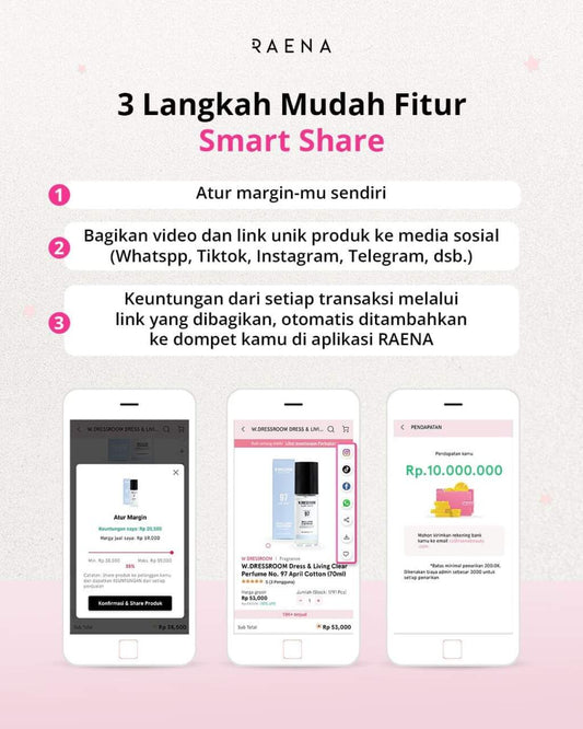 Cara mendapatkan tambahan uang dengan fitur Smart Share||