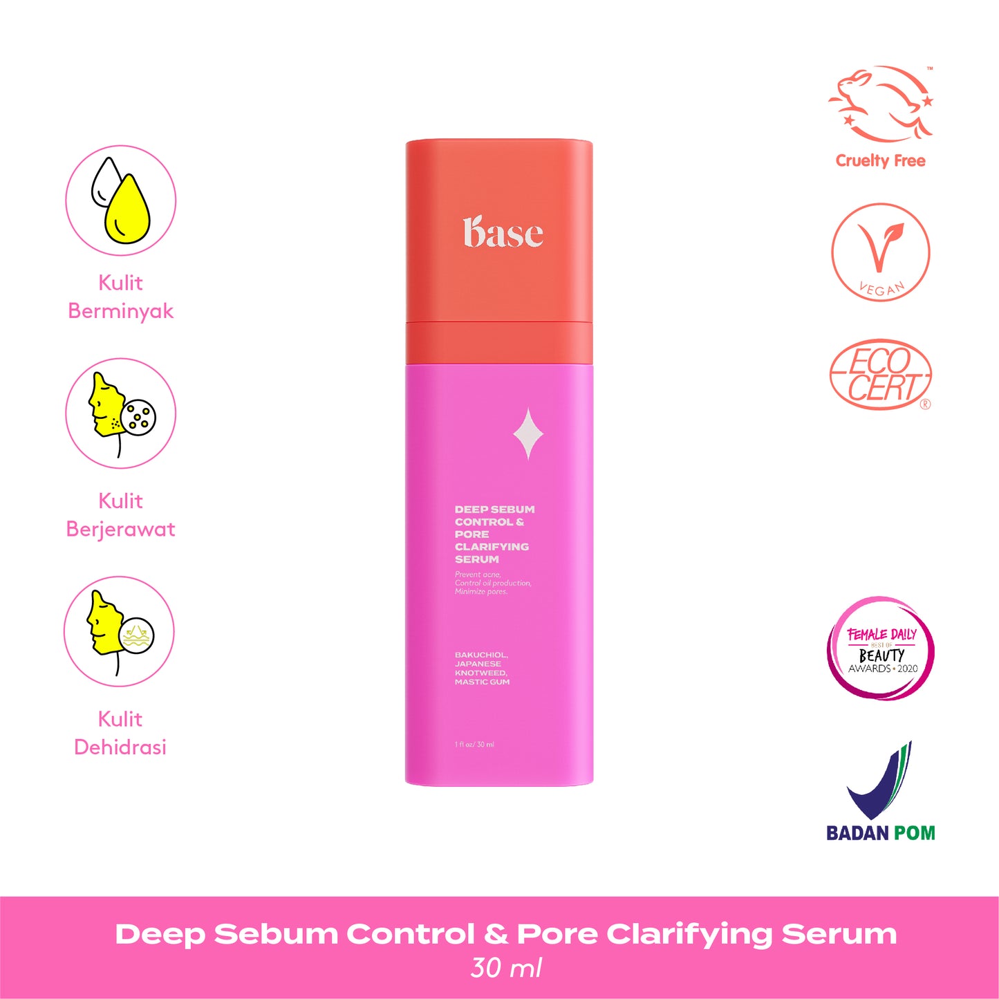 Base Deep Sebum Control & Pore Clarifying Serum