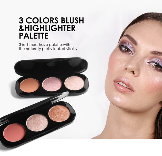 Focallure Blush & Highlighter Palette FA26 #1