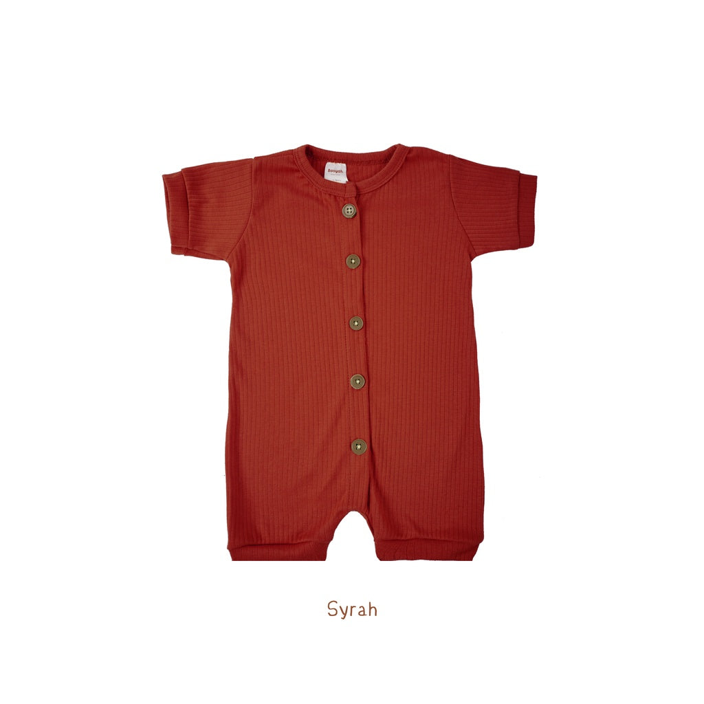 Booyah Baby & Kids Baju Bayi - Kejora Playsuit Syrah (3-6 Month)