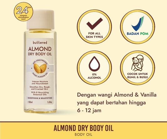 BUTTERED Almond Dry Body Oil 50 ml