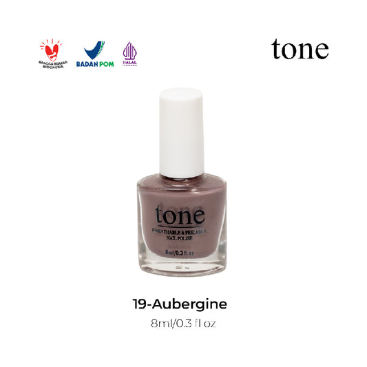 TONE Breathable and Peelable Nail Polish Neutral Palette Series 19