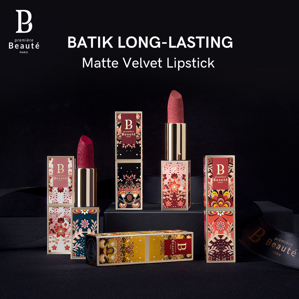 Premiere Beaute Batik Long-Lasting Matte Velvet Lipstick Yogya Rouge