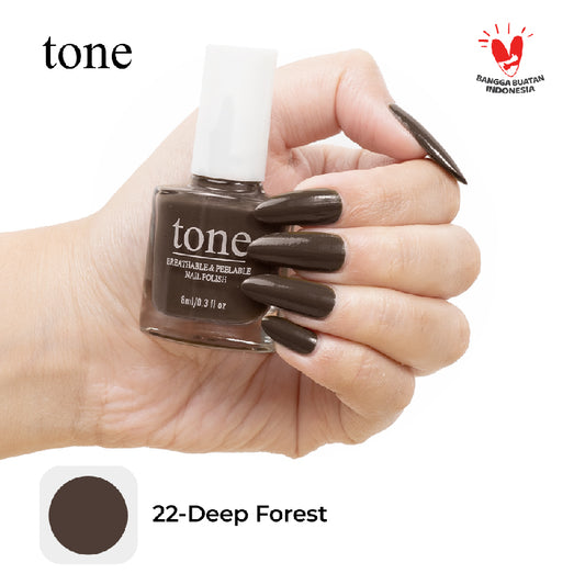 TONE Breathable and Peelable Nail Polish Neutral Palette Series 22