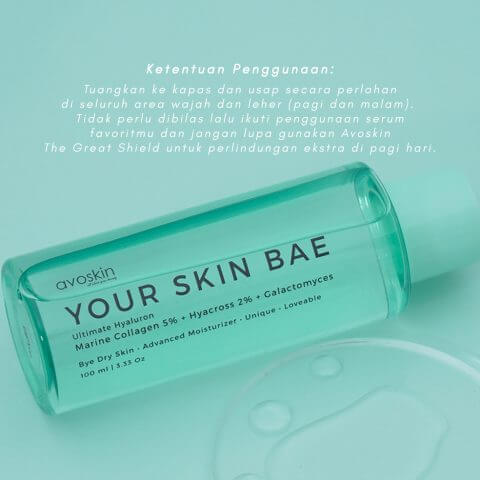 Avoskin Your Skin Bae Toner Hyacross 2% + Marine Collagen | 100 ml