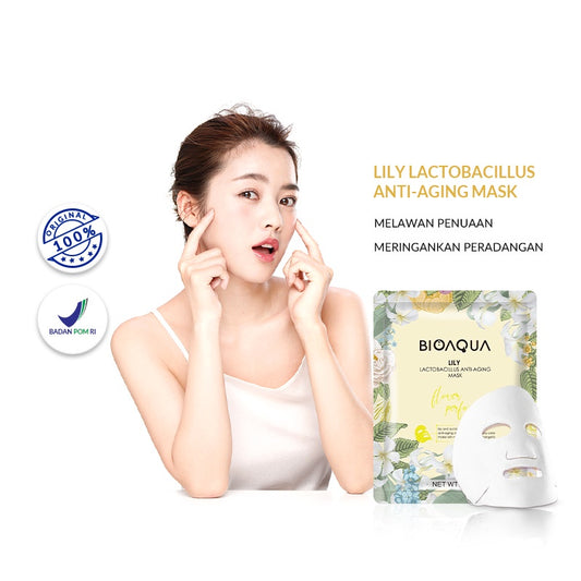 BIOAQUA Lily Lactobacillus Anti-Aging Mask 28g