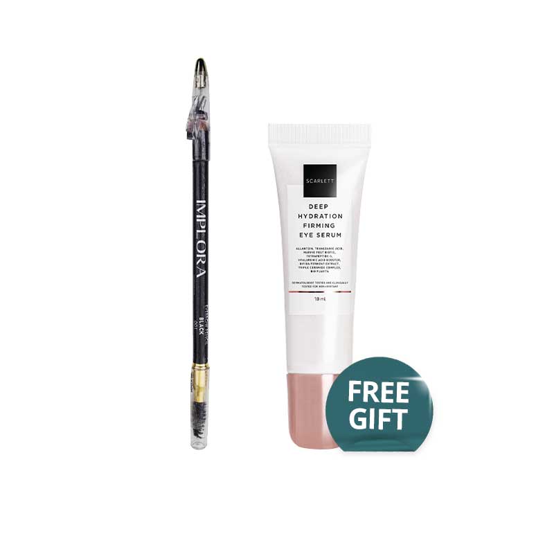 COMBO 1+1 Implora Eye Pencil - Black Free SCARLETT