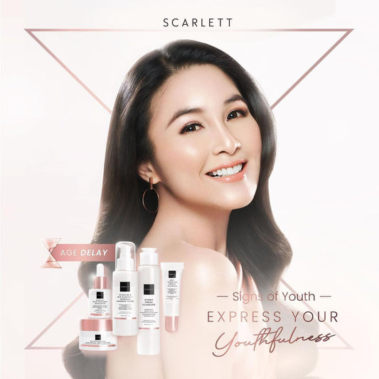 [Exp. Juni 2024] Scarlett Whitening Age Delay - Hyalu B5 + Reishi Mushroom & Bifida Serum | 15 ml