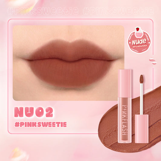 PINKFLASH POWDERY LIPGLOSS PF-L16 - NU02