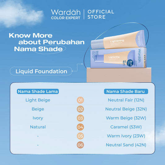 Wardah Lightening Liquid Foundation - 03 Warm Beige | 25 ml