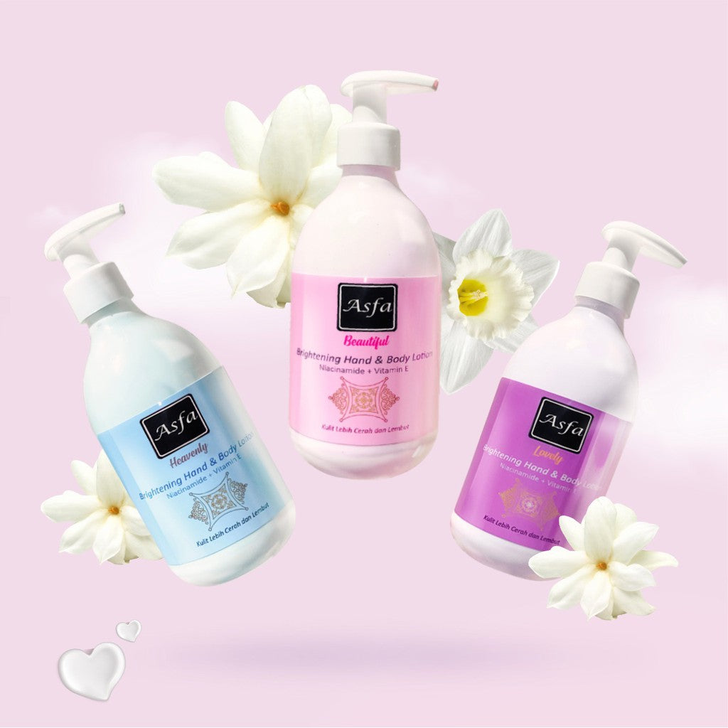 Asfa by Tokyo Night Brightening Body Lotion (Lovely) Violet | 300 ml