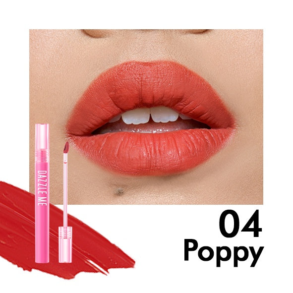 Dazzle Me Misty Matte Lip Cream 04 Poppy