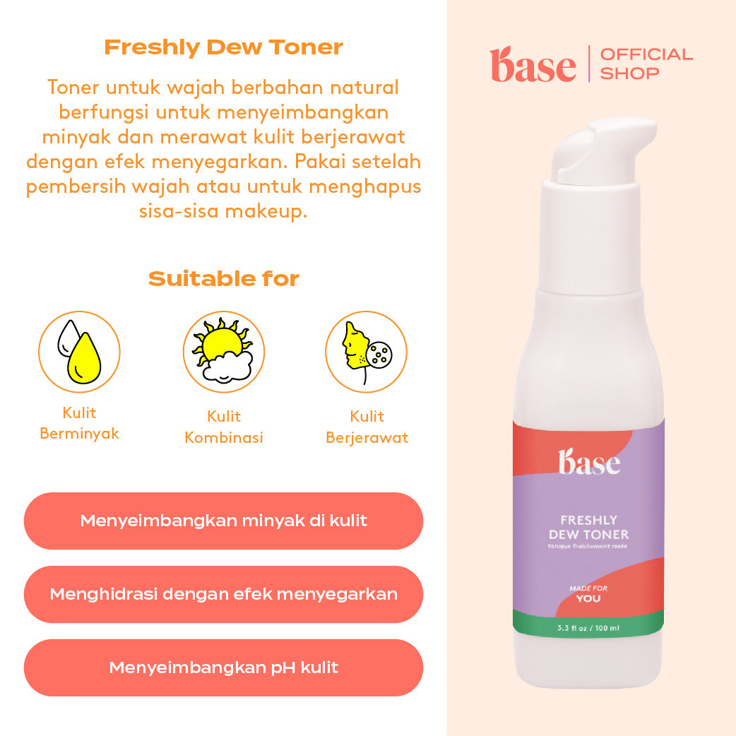 Base Freshly Dew Toner | 100 ml