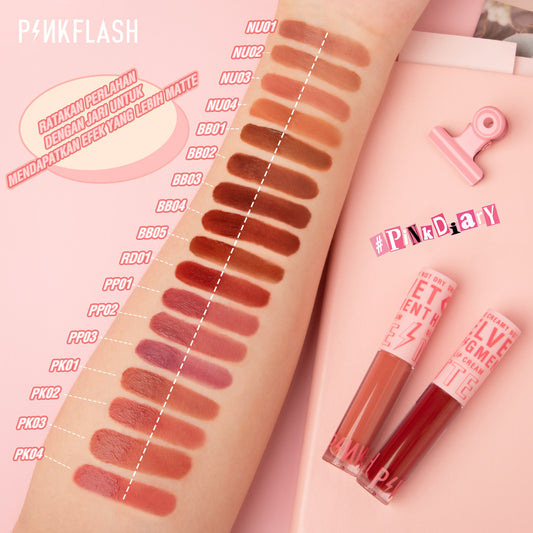 Pinkflash Silky Velvet Lip Cream PF-L04 NU02