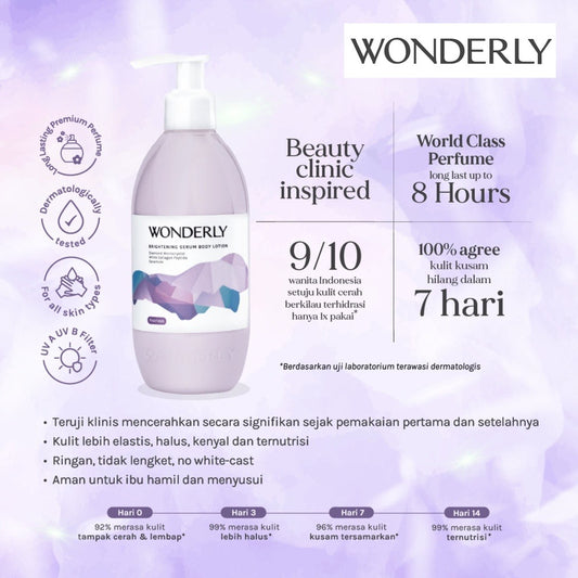 Wonderly Brightening Serum Body Lotion Fearless