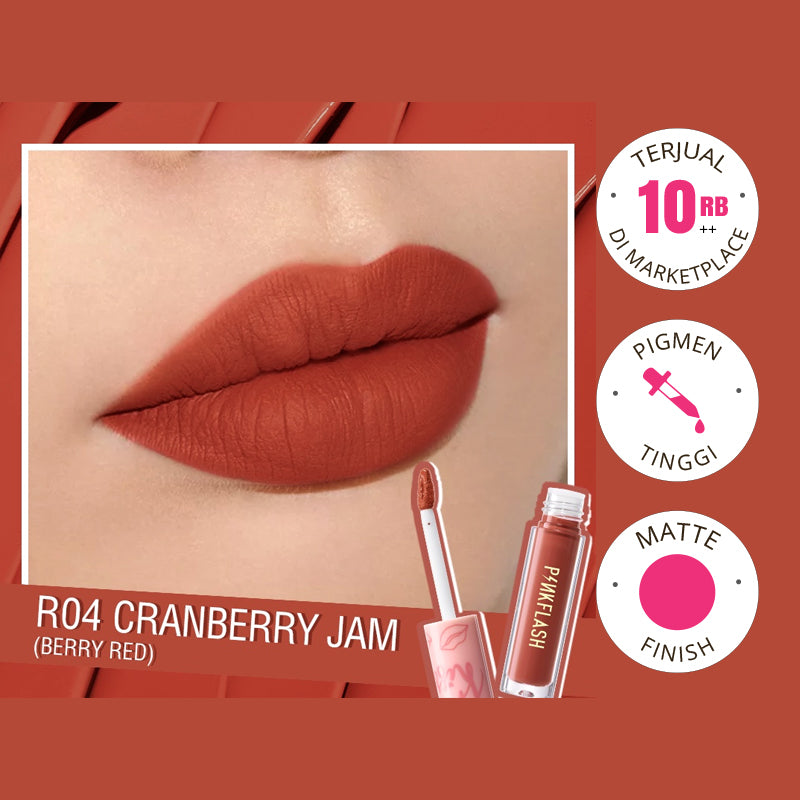 Pinkflash L01 Lasting Matte Lipcream - R04