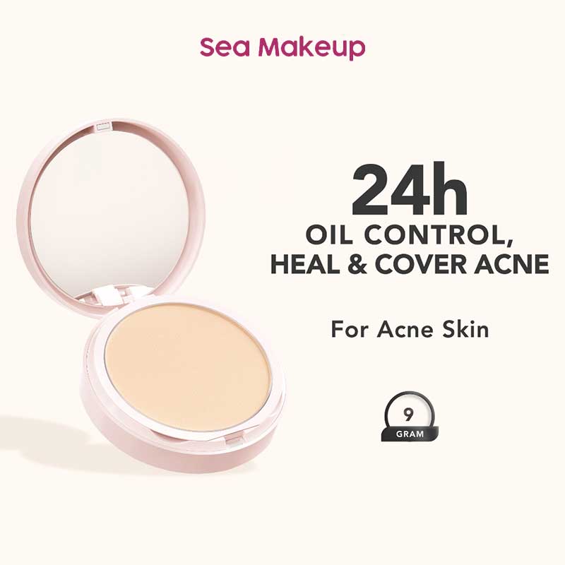 Sea Makeup Acne Cover & Smooth Two Way Cake Vanilla | 9 g