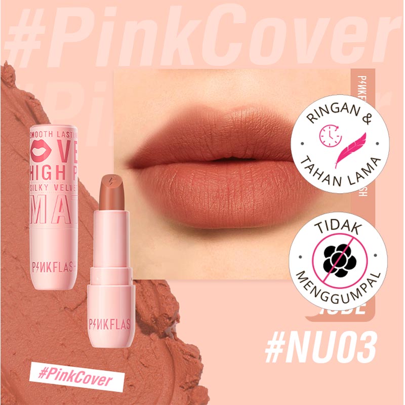 Pinkflash Silky Velvet Lipstick PF-L05 NU03