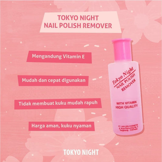 Tokyo Night Nail Polish Remover Plastik | 76 ml