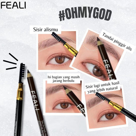 Feali Eyebrow Pencil 2 in 1 - 102. Brown | 2.5gr