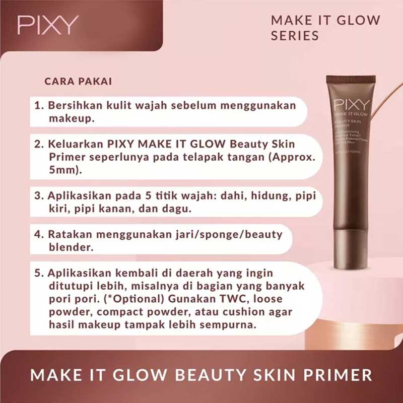 Pixy Make It Glow Beauty Skin Primer | 25 ml