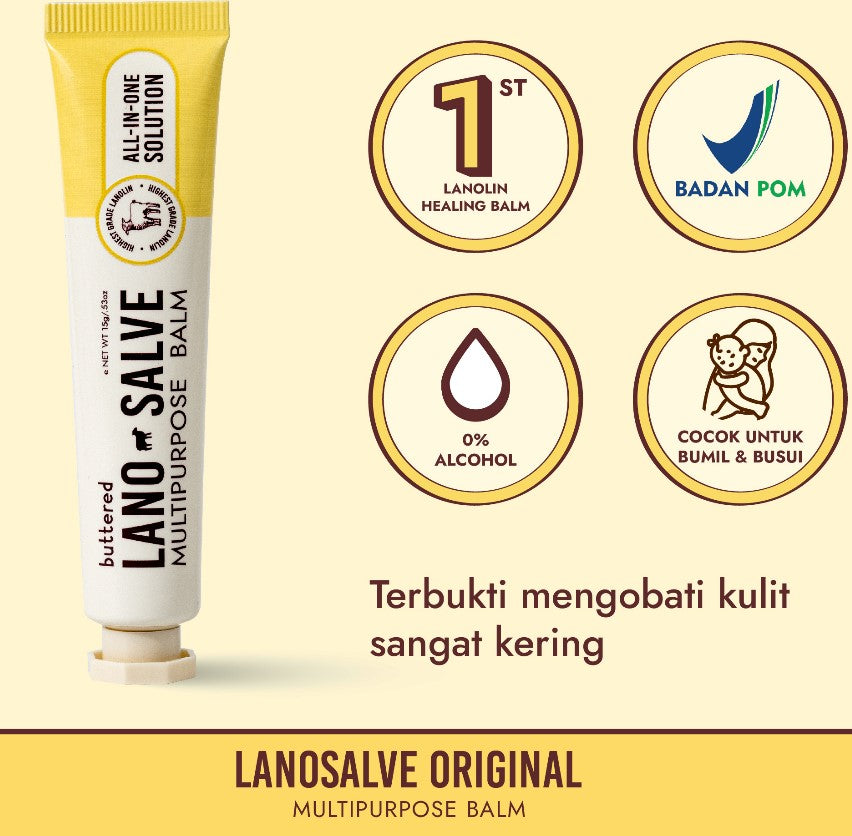 BUTTERED Lanosalve Multipurpose Balm - Original