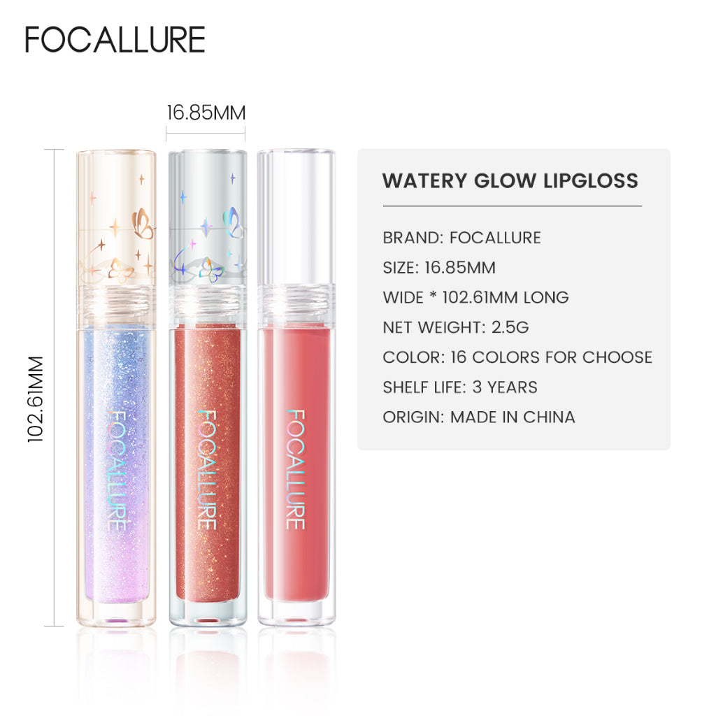 FOCALLURE WATERY GLOW LIPGLOSS BS04