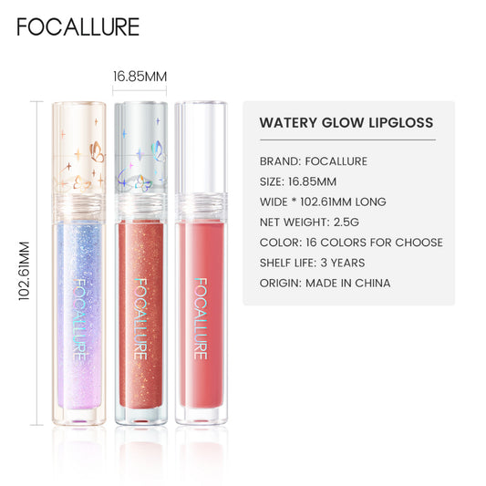 FOCALLURE WATERY GLOW LIPGLOSS BS04