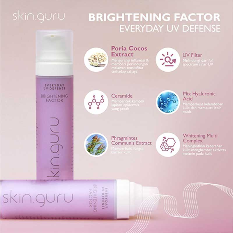 Skin.guru Brightening Factor Everyday UV Defence | 50 ml