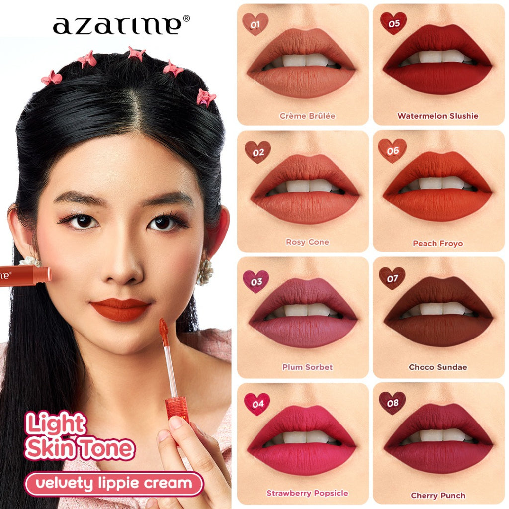 Azarine Velvety Lippie Rosy Cone - Shade 02