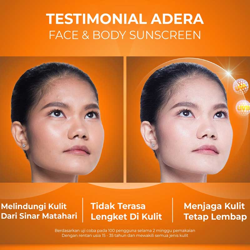 Adera Daily Face & Body Sunscreen 1pcs| 60ml