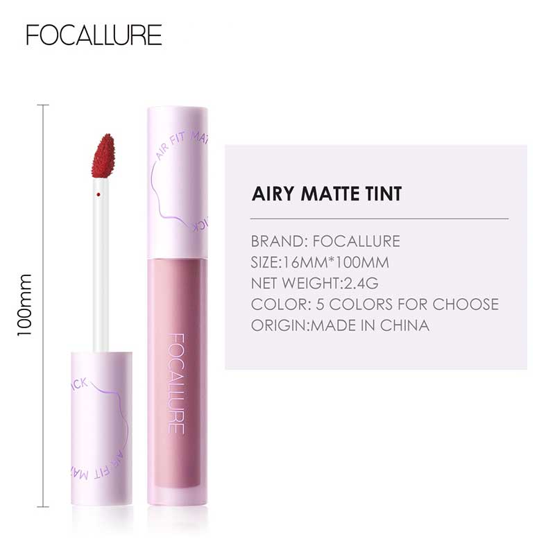 FOCALLURE AIR FIT MATTE LIQUID LIPSTICK OR01