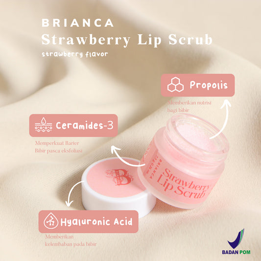 Brianca Strawberry Lip Scrub | 20 g