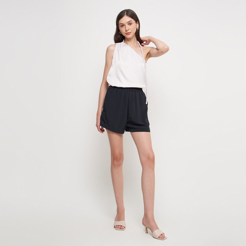 POÃME ESME TOP| ONE SHOULDER STRAP TOP | Ivory,SM