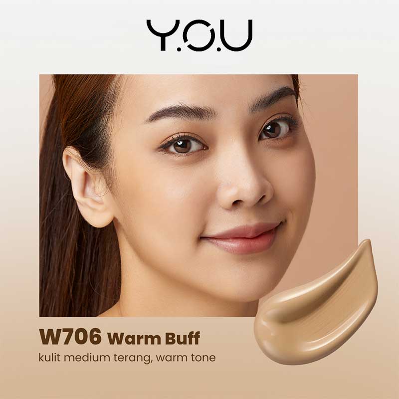 Y.O.U Blurring Skin Tint - W706 Warm Buff - 20ml