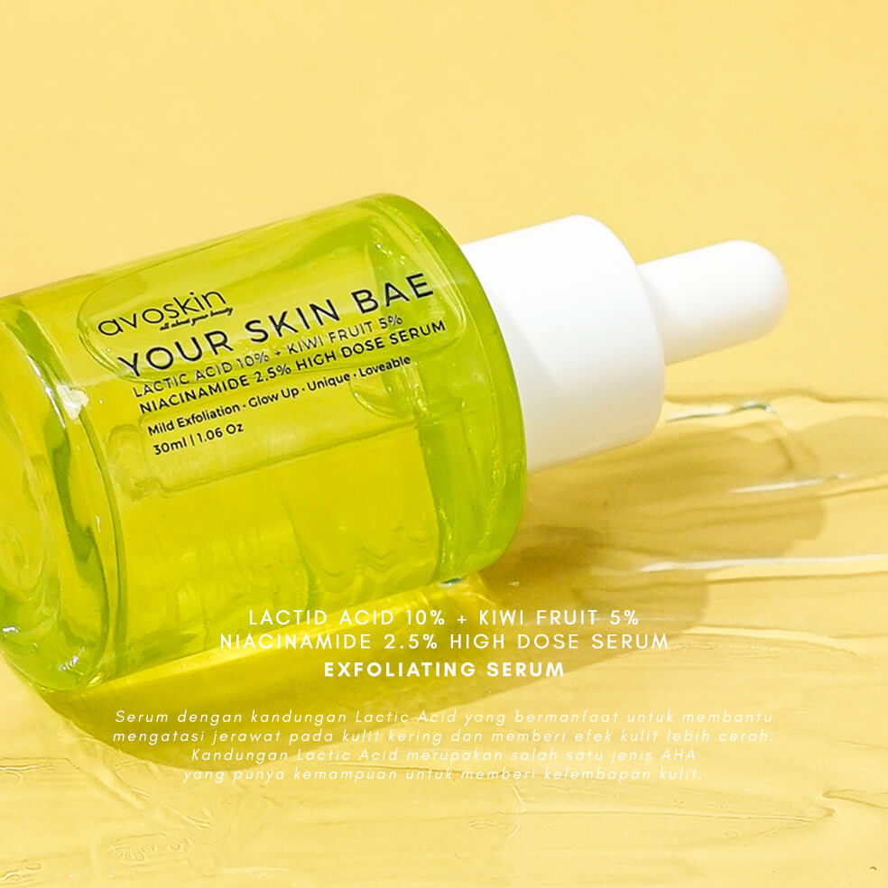 Avoskin Your Skin Bae Lactic Acid 10% + Kiwi Fruit 5% + Niacinamide 2.5% | 30 ml