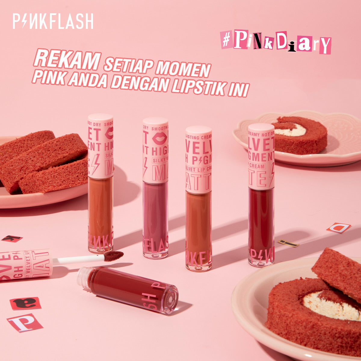 Pinkflash Silky Velvet Lip Cream PF-L04 PK01