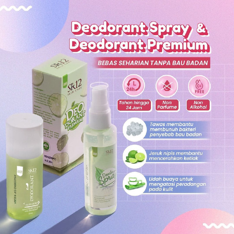 SR12 Deodorant Spray Premium | 60ml