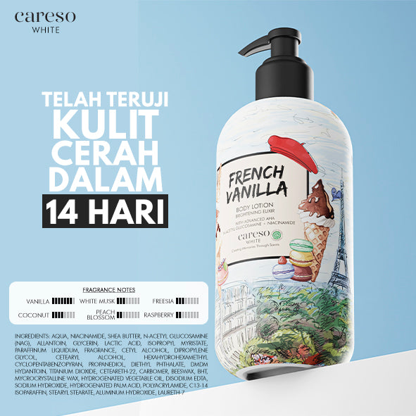 Careso Body Lotion French Vanilla