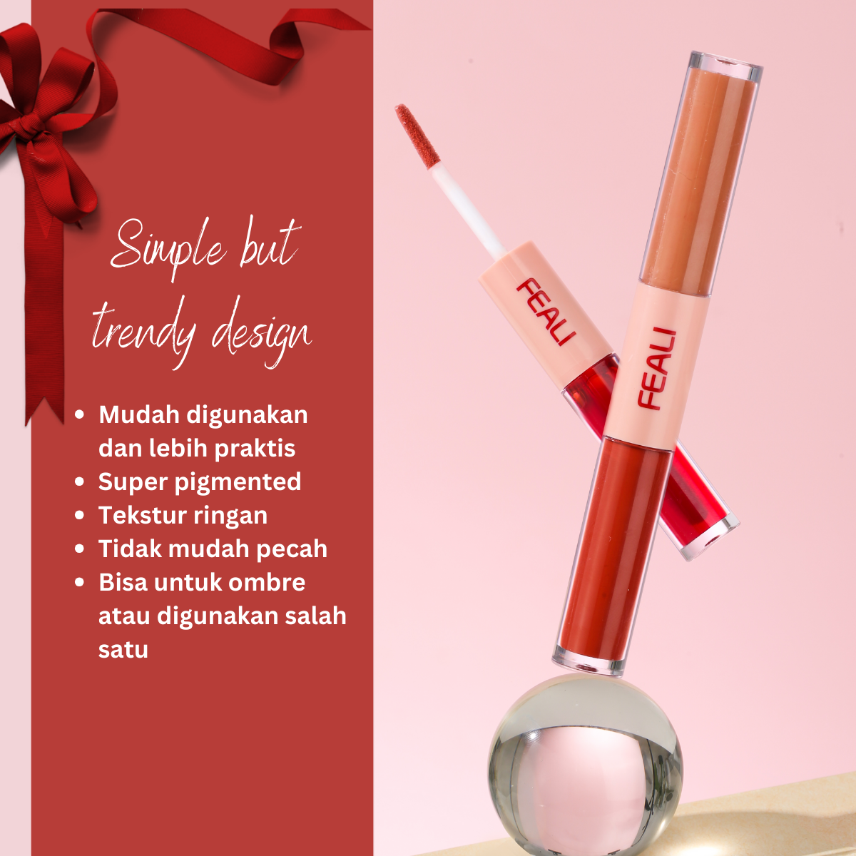 Feali Lipstick 2in1 - V06 | 3.5ml