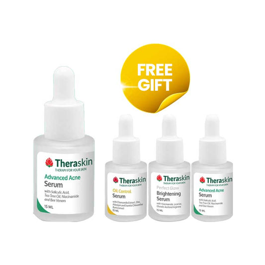 COMBO 1+3 Theraskin Advanced Acne Serum | 15 ml FREE 3 Pcs Tester 5 Ml