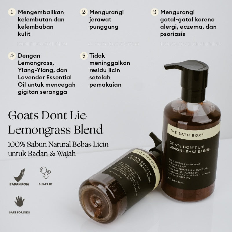 The Bath Box Goats Don't Lie Lemongrass Blend | 300 ml