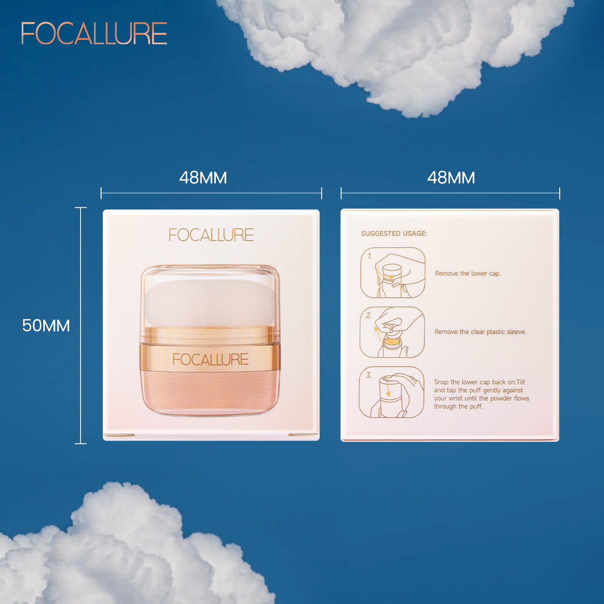 FOCALLURE INSTANT RETOUCH SETTING POWDER FA259-OR01