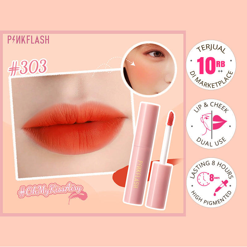 Pinkflash M01 Lip & Cheek Duo Matte Tint - #303 | 30 ml