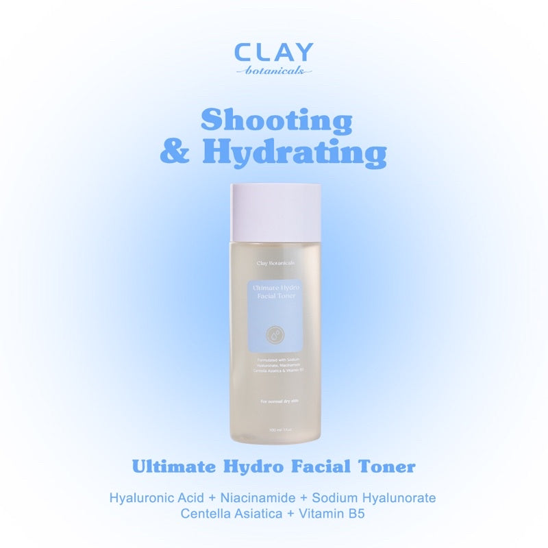 Clay Botanicals Ultimate Hydro Facial Toner | 100 ml