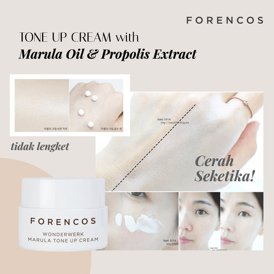 Forencos Wonderwerk Tone Up Cream (Efek Cerah Seketika)