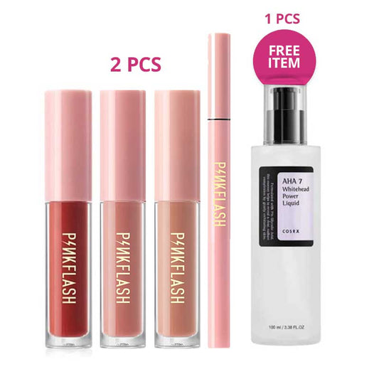 [Mega Combo] Pinkflash Paket 1 + Free COSRX AHA 7 (100ml)