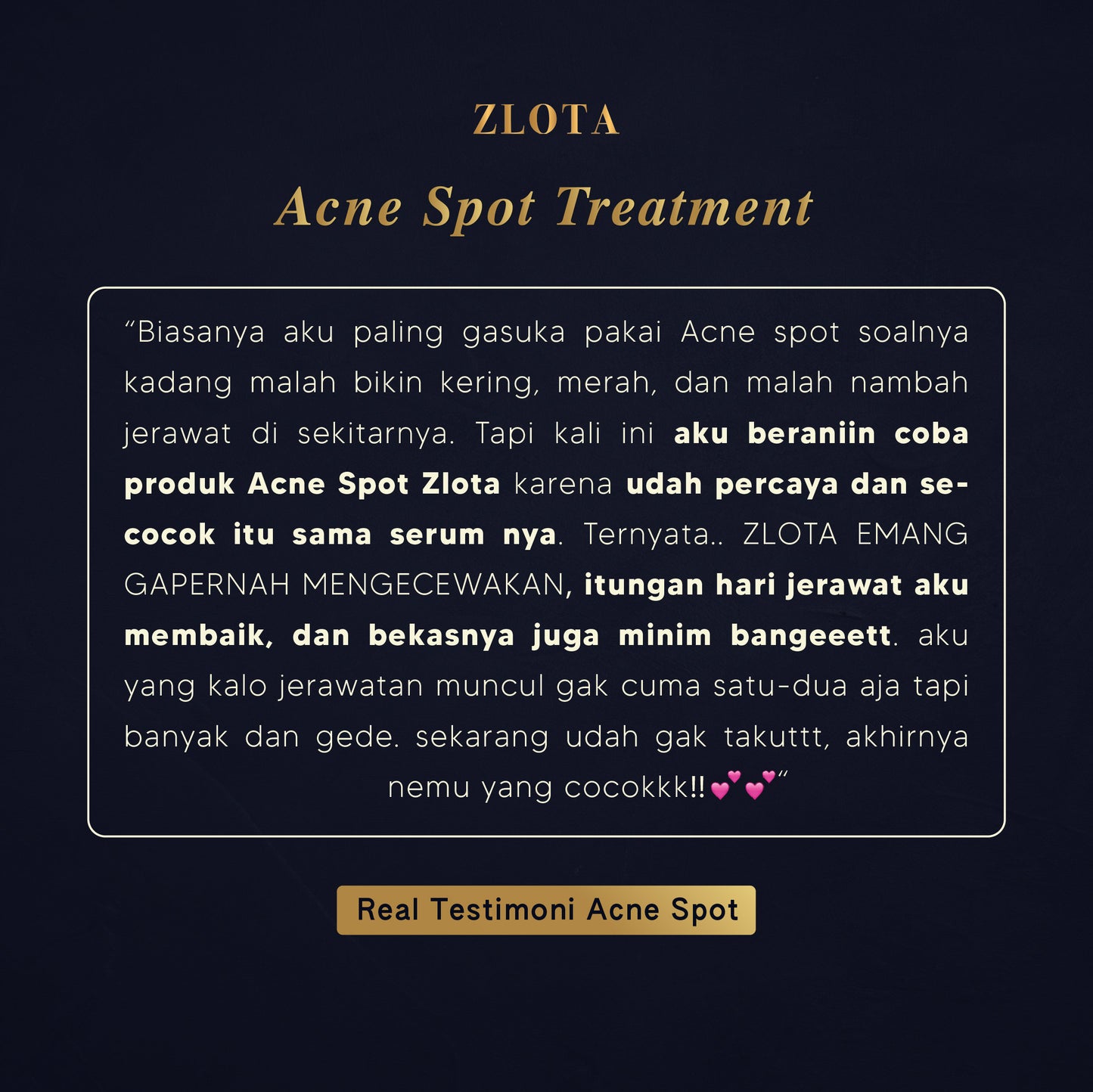 ZLOTA Acne Spot Treatment 20g