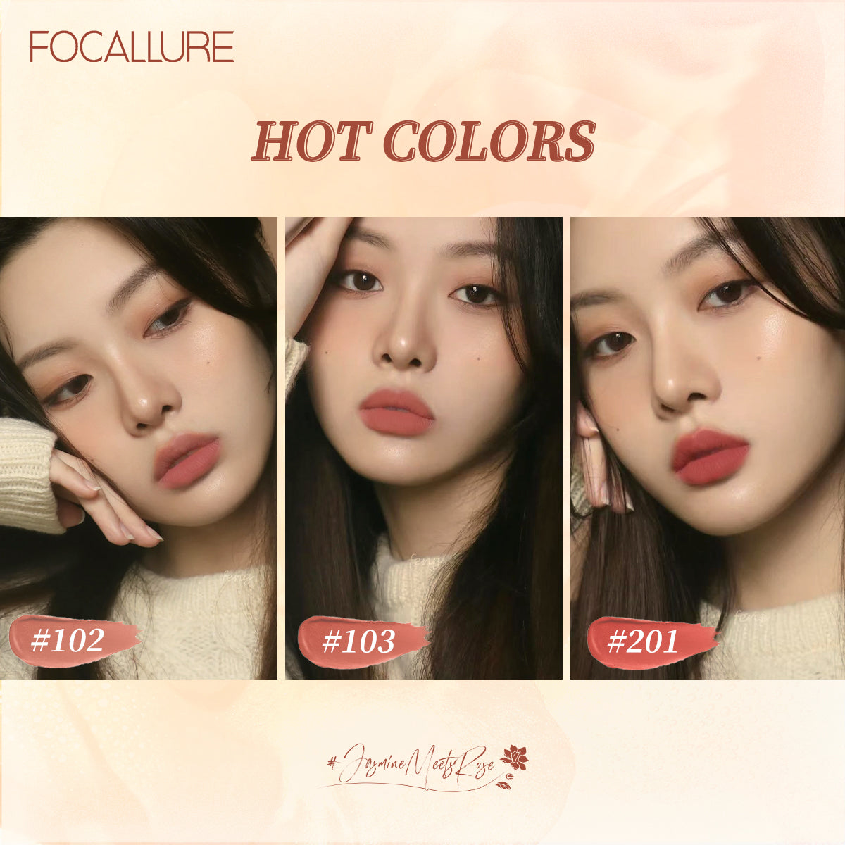 Focallure Pure Matte Lipstick FA203 - 201