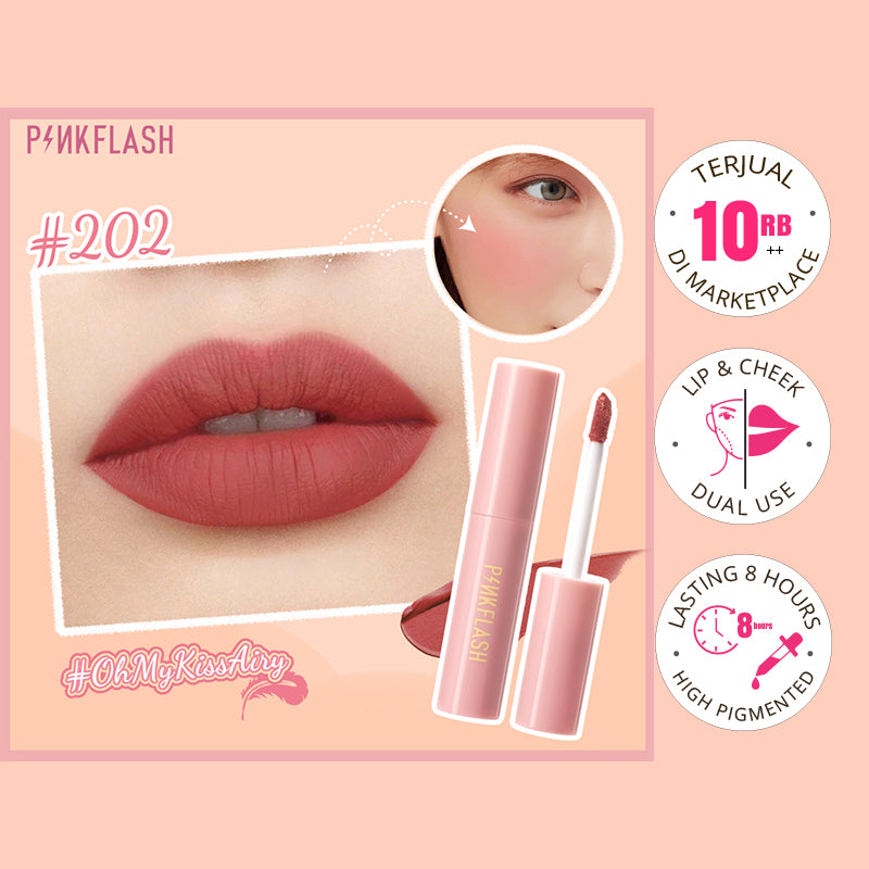 Pinkflash M01 Lip & Cheek Duo Matte Tint - #202 | 30 ml